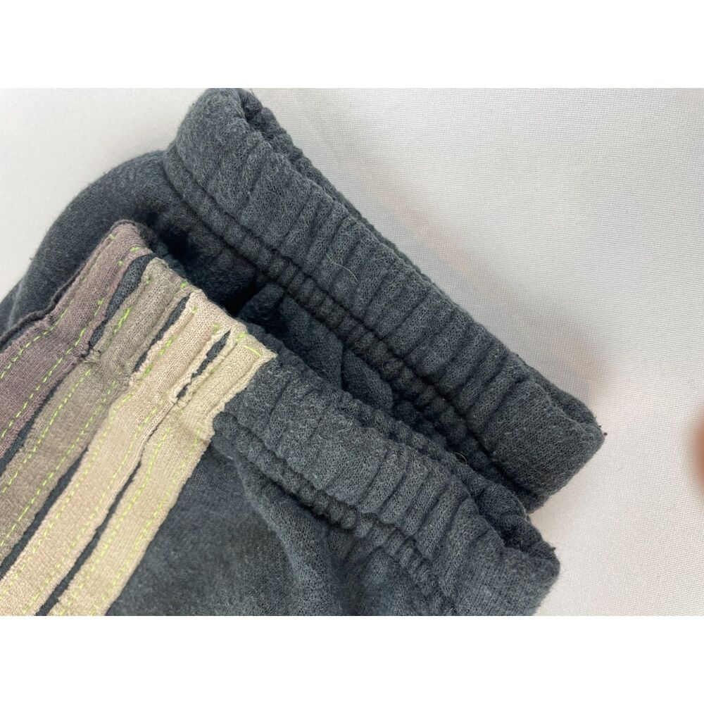 ~ Aviator Nation XL Sweatpants Gray 5-Stripe Beachy Lounge Athleisure Gym Relax - Picture 6 of 15